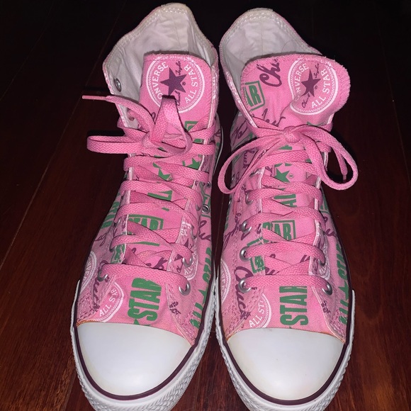 Converse Other - Converse Chuck Taylor All Star Pink Hightops